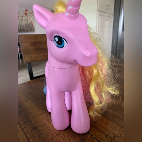 My Little Pony G3 RARITY the Unicorn 9" 2005 Rainbow Hair Pink. Skywishes - Picture 5 of 10